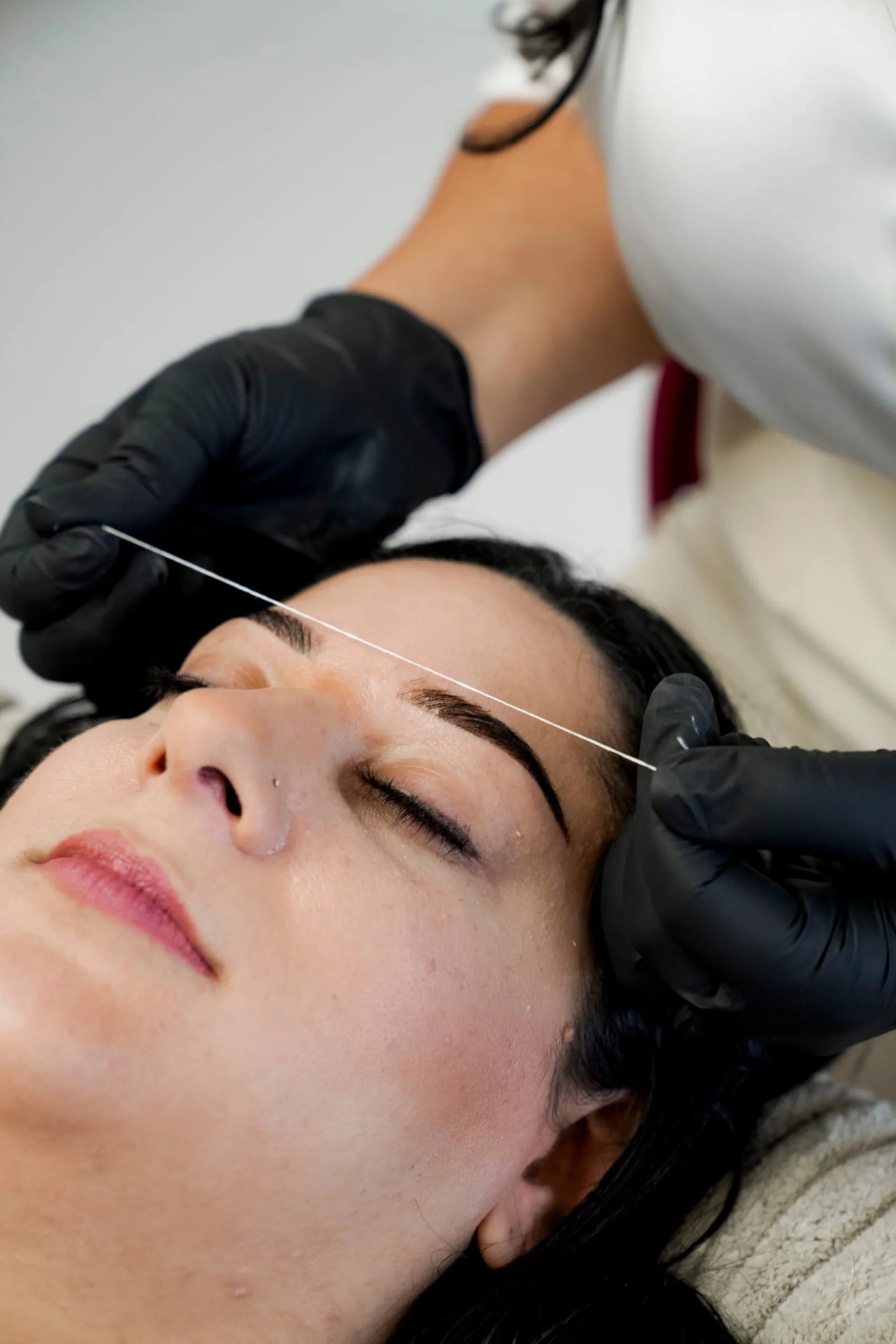 Brow sculpt process view