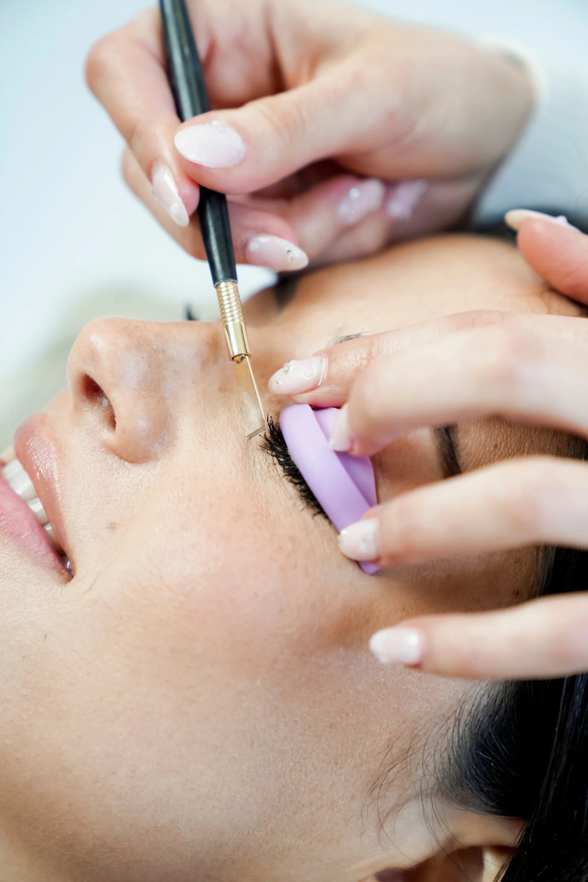 Lash lift process view